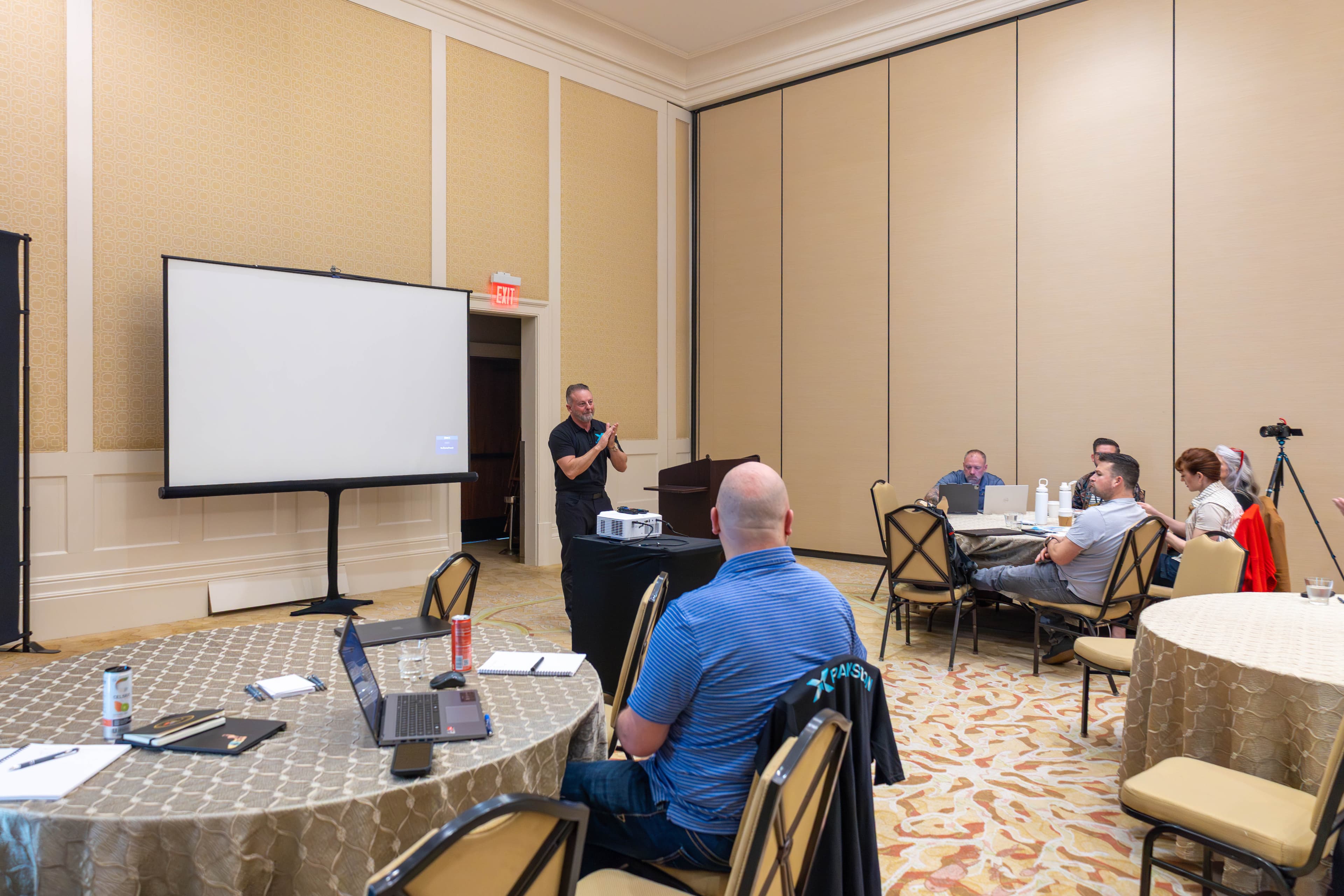 Intimate workshop session with presenter and small group